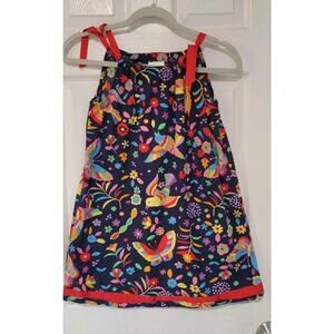 Hanna Andersson Girls Pillowcase Dress Size 8 (130) Floral Cotton Sundress